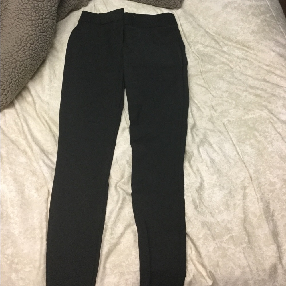 Black skinny dress pant